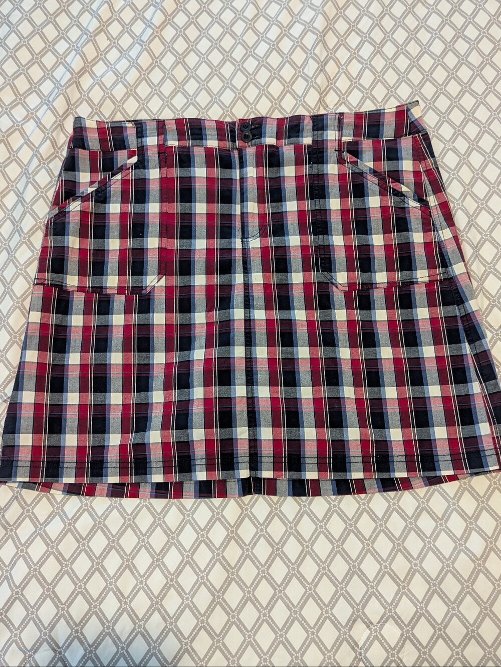 Christopher & Banks Plaid Skort